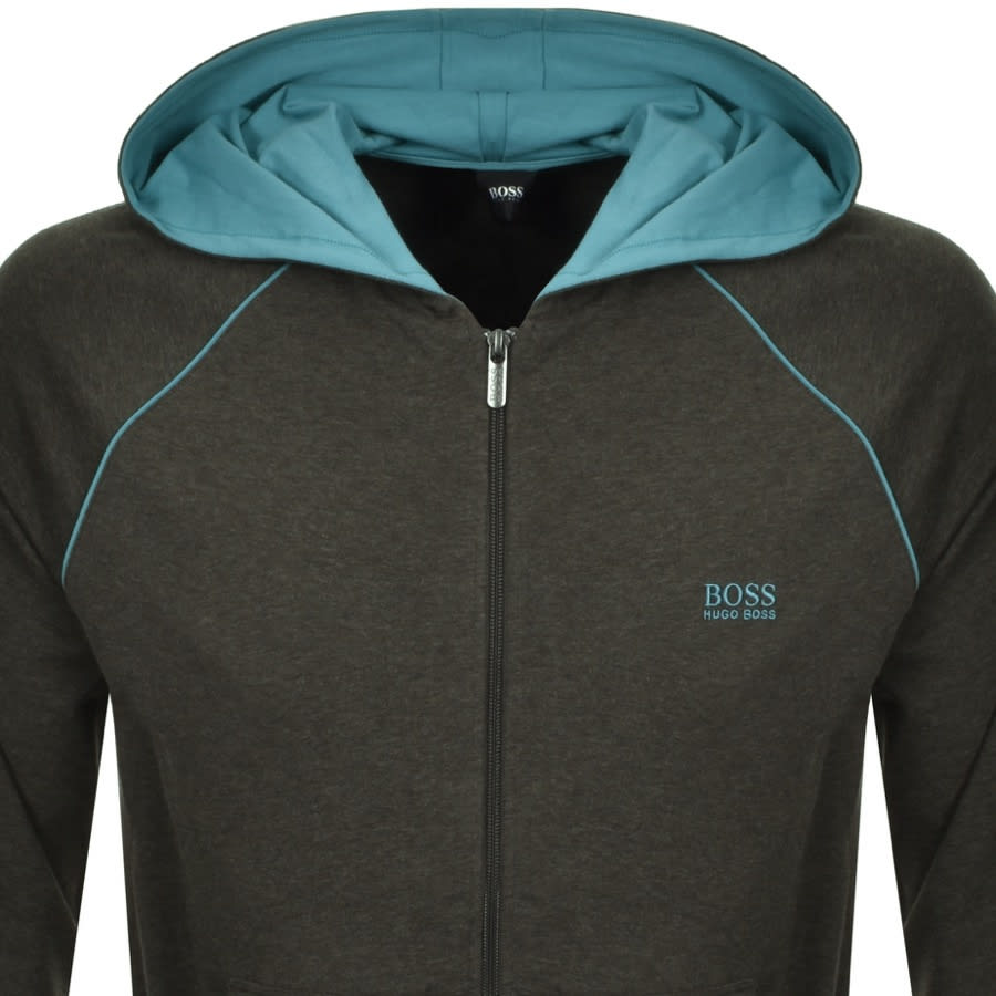 Alternative Image for ProductBOSS Bodywear Full Zip Hoodie Khaki2